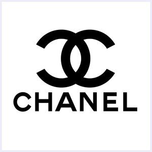 100 CH Stickers chanel 2" Square